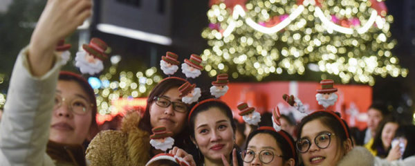 fête de noël en Chine